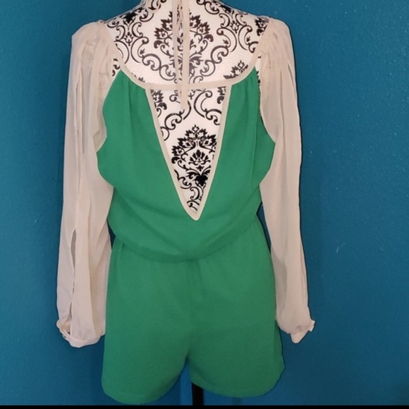 Ark & Co. For Anthropologie Green Romper - Picture 4 of 6